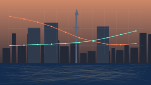 Home 14 Toronto skyline and condo market trend illustration showing bottoming signals